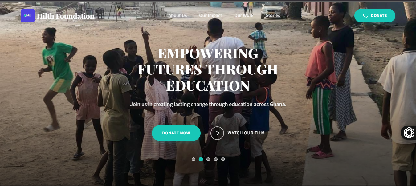 Hilth Foundation website